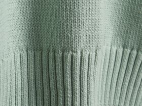 Вязаный джемпер из хлопка, Зеленый