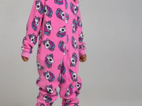 Комбинезон флисовый для девочки