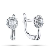 Серьги из белого золота э4712сг04202565
