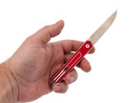 Складной нож SRM 125L-GR, сталь Sandvik 12C27, рукоять G10