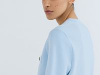 Кардиган с коротким рукавом, Голубой