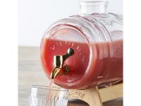Kilner Диспенсер для напитков на подставке 1 л прозрачный Barrel Kilner