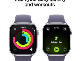 Смарт-часы Apple Watch Series 11 46mm Silver Aluminium Case with Purple Fog Sport Band (S/M)