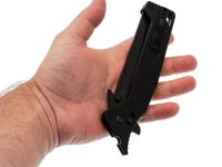 Складной нож Obertech ns-02 Tanto, сталь VG-10, рукоять G10, черный