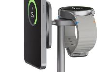 Беспроводное зарядное устройство uBear Evoke 3в1 Qi2, 25Вт серебро