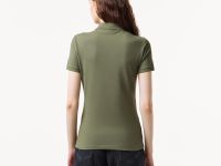 Женское поло Lacoste Slim Fit из эластичного хлопка