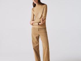 Женская хлопковая водолазка Lacoste