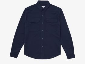 Мужская рубашка Lacoste на кнопках с большими нагрудными карманами
