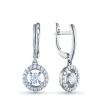 Серьги из серебра э0612сг04210018_white