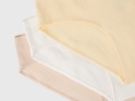 Трусы-слипы с нашивкой для девочек, 3 шт., Бежевый