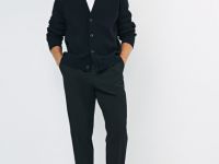 Кардиган из мягкой пряжи, Черный