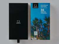 Набор пастели масляная Малевичъ "Graf'Art" профессиональная, Пейзаж, 36 цветов