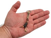 Брелок Футболист, бронза