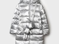 Пальто текстильное с полиуретановым покрытием для девочек