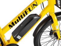 Электровелосипед Eltreco MultiFun, год 2024, цвет Желтый