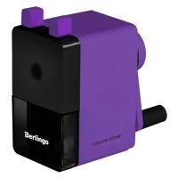 Точилка механическая Berlingo "Color Zone", фиолетовая, пласт. корпус, инд. упак.
