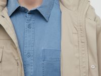 Ветровка из хлопка с капюшоном