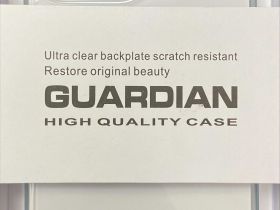 Чехол-накладка K-Doo Guardian Case для iPhone 13 Pro силиконовый (прозрачно-голубой)