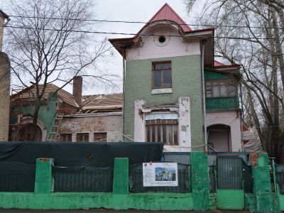 Особняк В.К.Мельникова с оградой, 1904 г., архитектор В.Д.Адамович