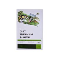 Холст грунтованный на картоне 280 г 40x60 см хлопок 100%