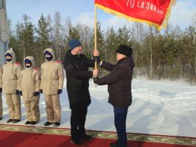 Эстафета Знамени Победы пришла в Мирнинский район
