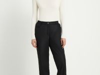 Утепленные брюки прямого кроя