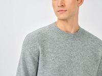 Джемпер с содержанием шерсти, Серый
