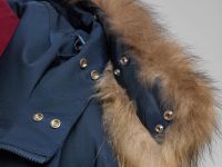 Длинный пуховик с натуральным пухом