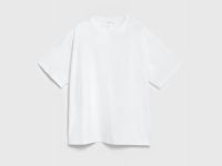 Футболка оверсайз из хлопка, Белый