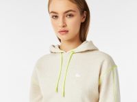 Женская толстовка Lacoste свободного кроя с капюшоном