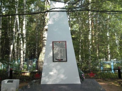 Братская могила воинов Советской Армии, умерших от ран в эвакогоспиталях в годы Великой Отечественной войны