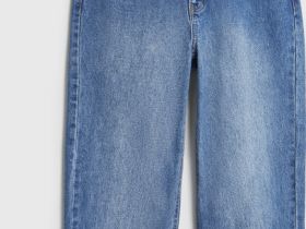 Укороченные джинсы Straight, Синий