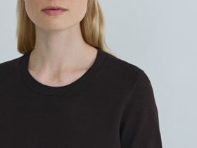 Джемпер с коротким рукавом, Коричневый