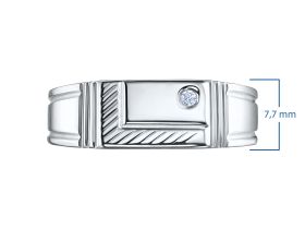Кольцо из серебра э0612кц02182400_white