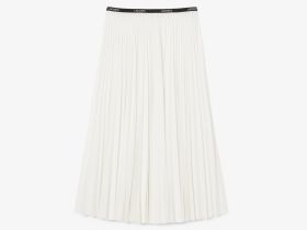 Длинная плиссированная юбка Lacoste с эластичной талией