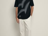 Футболка свободного силуэта с принтом