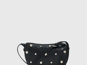 Сумка с декоративными заклёпками, Черный
