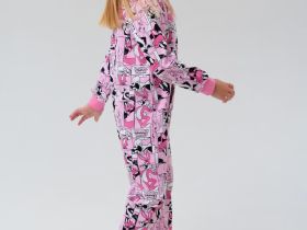 Комбинезон трикотажный для девочек