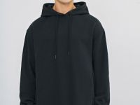 Худи из хлопка, Черный