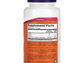 NOW Foods, E-1000 со смешанными токоферолами, 670 мг (1000 МЕ), 50 мягких таблеток