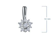 Серьги из серебра э0612сг10177200