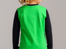 Фуфайка трикотажная для мальчиков (футболка с длинными рукавами)