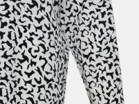 Блузка свободного силуэта с принтом