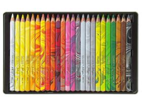 Набор карандашей цветных Koh-I-Noor "Magic" 24 шт трехгранные+блендер