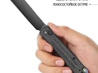 Складной нож Trivisa Hydra-04B, сталь 10Cr15CoMoV, рукоять микарта