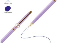 Ручка шариковая автоматическая MESHU "Lilac jewel" синяя, 1,0 мм