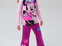 Фуфайка трикотажная для девочек (футболка с длинными рукавами)