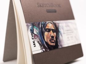 Скетчбук для графики Малевичъ "GrafArt" коричневый 19х19 см 80 л 150 г