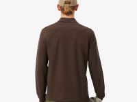 Мужское поло Lacoste L.12.21 классического кроя с длинным рукавом