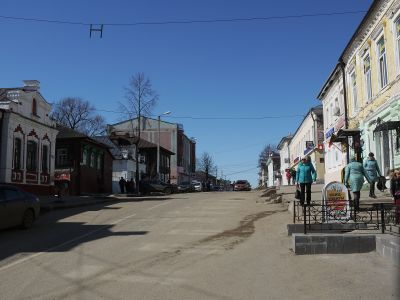 Застройка улиц Малой Покровской и Московской